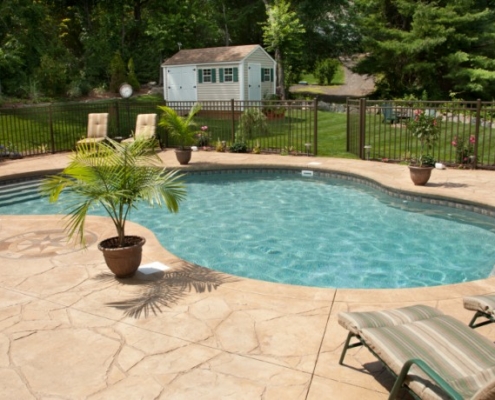 Backyard pool